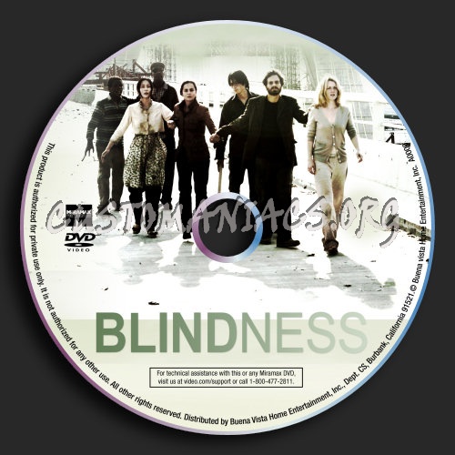 Blindness dvd label