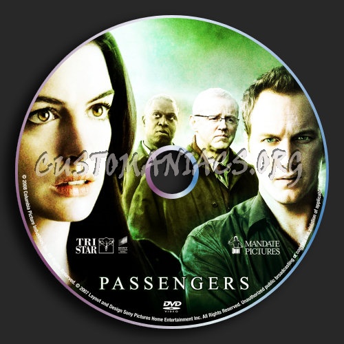 Passengers dvd label