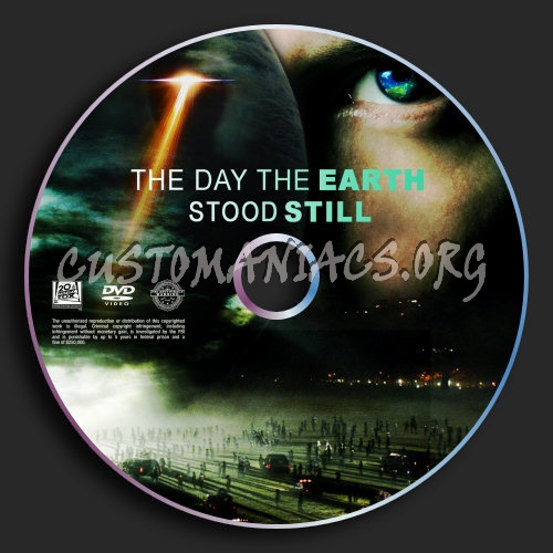 The Day The Earth Stood Still dvd label