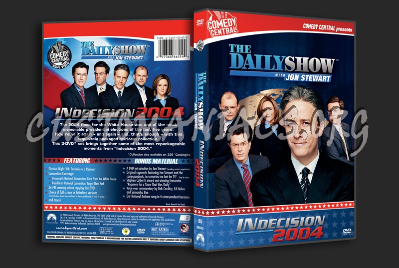 The Daily Show Indecision 2004 dvd cover