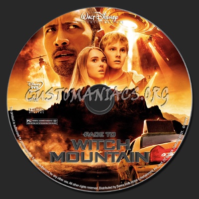 Race to Witch Mountain dvd label