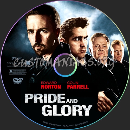 Pride And Glory dvd label