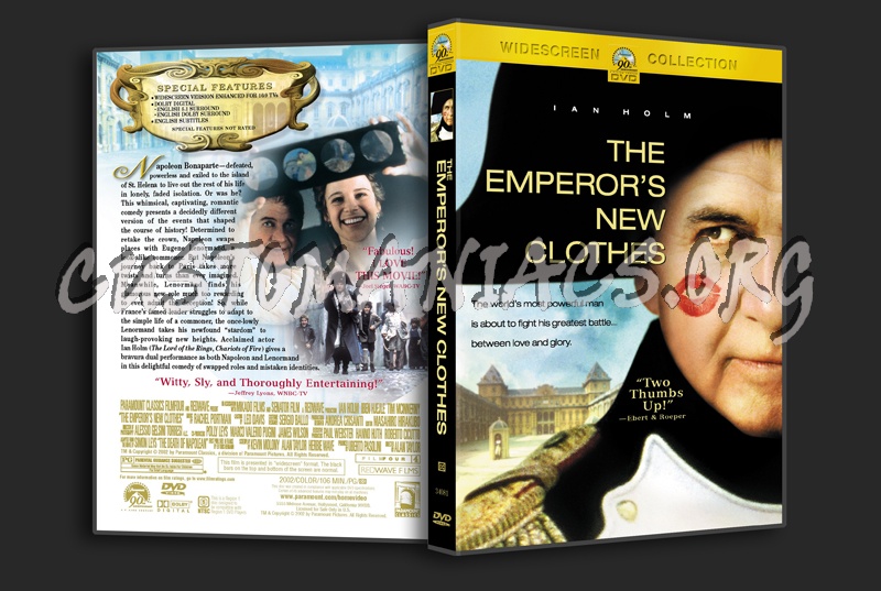 The Emperor's New Clothes dvd cover