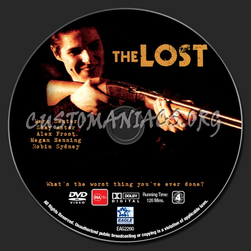 The Lost dvd label