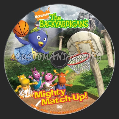 The Backyardigans : Mighty Match-Up! dvd label