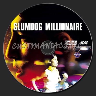 Slumdog Millionaire dvd label