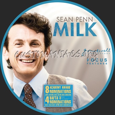 Milk dvd label