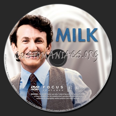 Milk dvd label