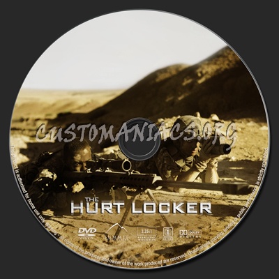 The Hurt Locker dvd label