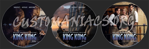 King Kong (2005) dvd label