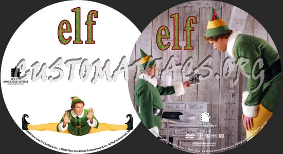 Elf dvd label