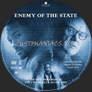 Enemy of  the State dvd label