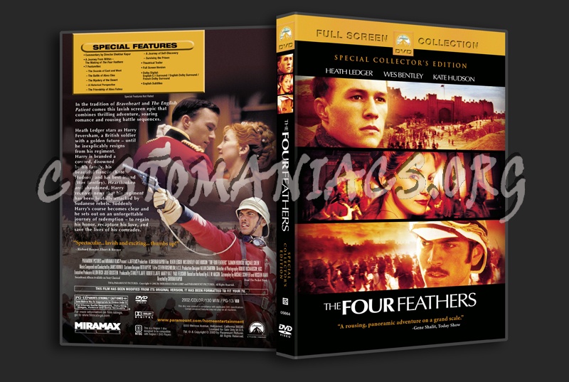 The Four Feathers dvd cover