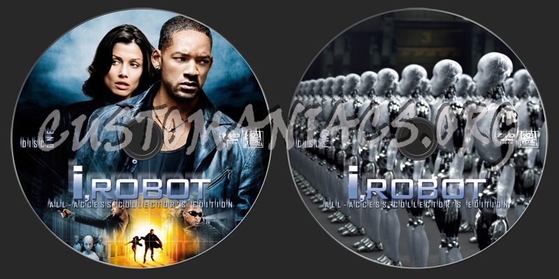 I, Robot dvd label