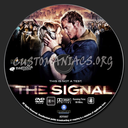 The Signal dvd label