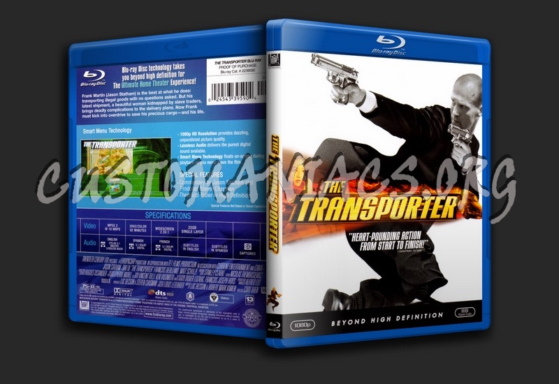 The Transporter blu-ray cover