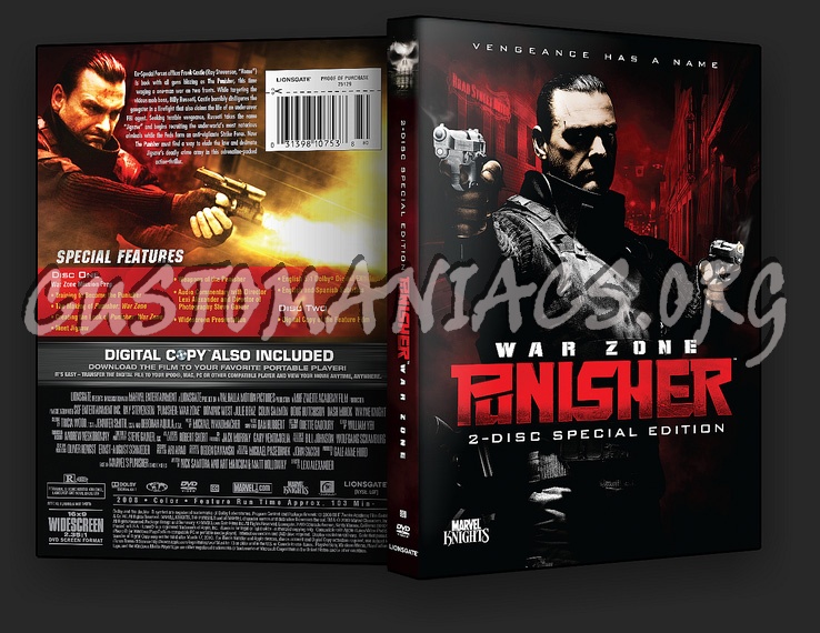 Punisher: War Zone (2 Disc Special Edition) dvd cover