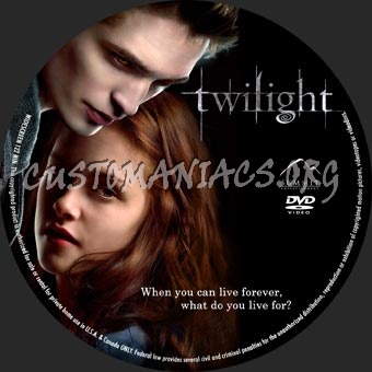 Twilight dvd label