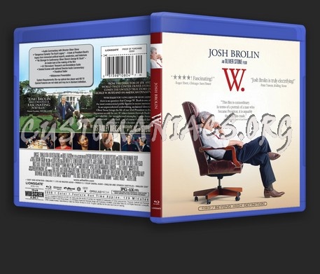 W. blu-ray cover