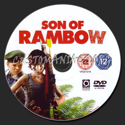 Son of Rambow dvd label