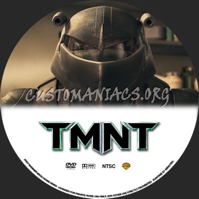 Tmnt dvd label