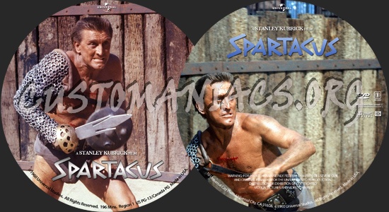 Spartacus dvd label