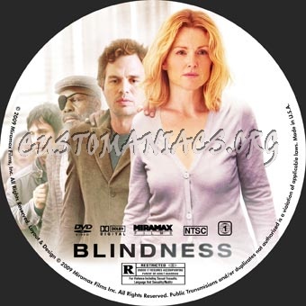 Blindness dvd label