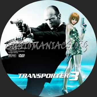 The Transporter 3 dvd label