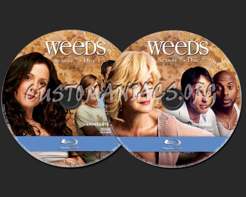 Weeds Season 2 blu-ray label