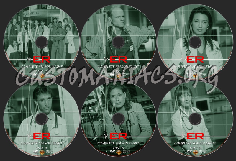 ER Season 8 dvd label