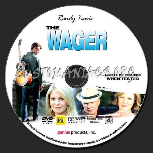 The Wager dvd label