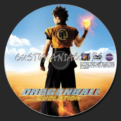 Dragonball Evolution dvd label