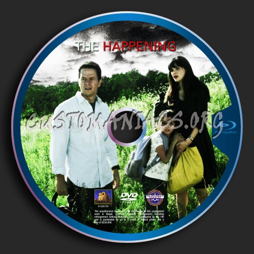 The Happening blu-ray label