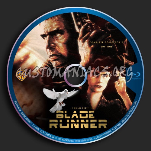 Blade Runner blu-ray label - DVD Covers & Labels by Customaniacs, id ...