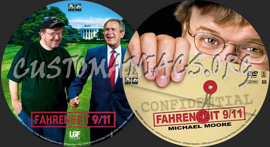 Fahrenheit 9/11 dvd label