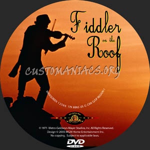 Fiddler on the Roof dvd label