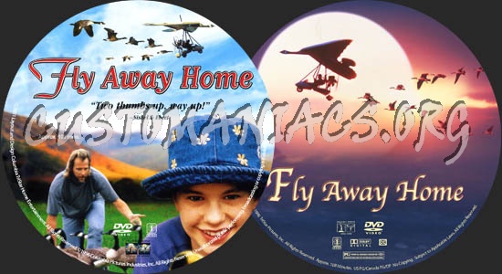 Fly Away Home dvd label