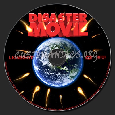 Disaster Movie dvd label