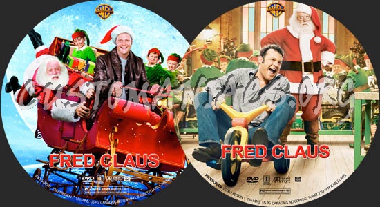 Fred Claus dvd label