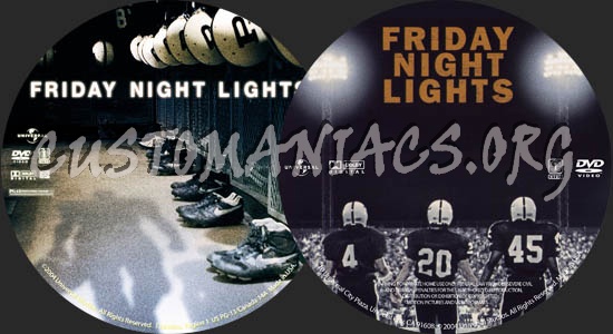 Friday Night Lights dvd label