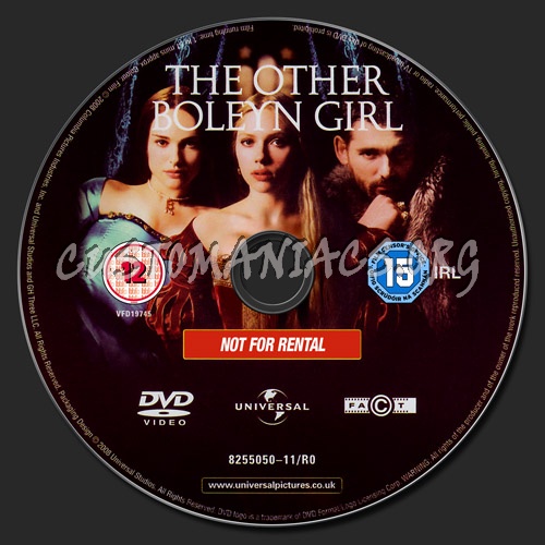 The Other Boleyn Girl dvd label