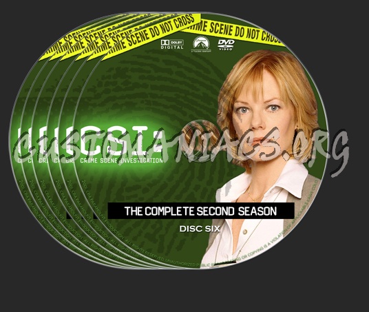 CSI Season 2 dvd label