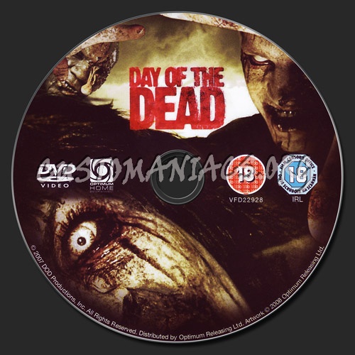 Day of the Dead dvd label