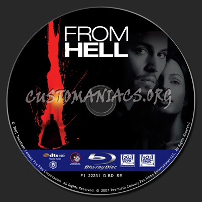 From Hell blu-ray label