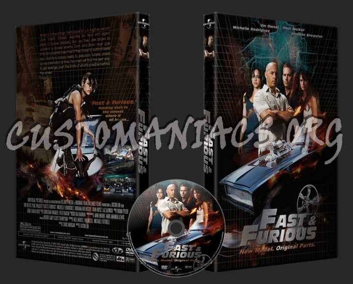 Fast and Furious - New Model Original Parts dvd cover