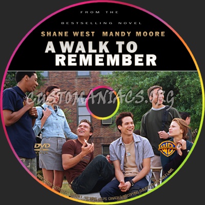 A Walk To Remember dvd label