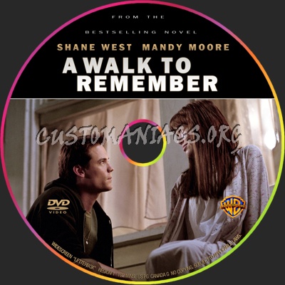 A Walk to Remember dvd label