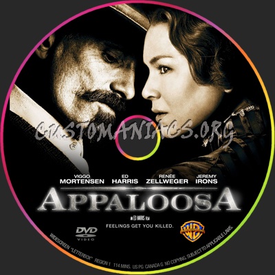 Appaloosa dvd label