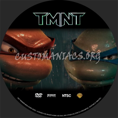 Tmnt dvd label