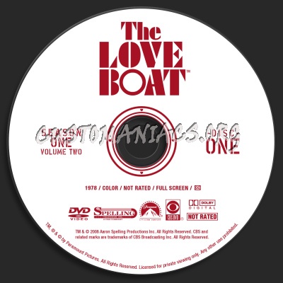 The Love Boat Season 1 Volume 2 dvd label